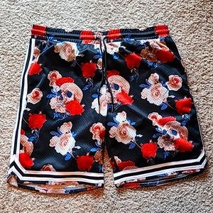 Skull/roses shorts